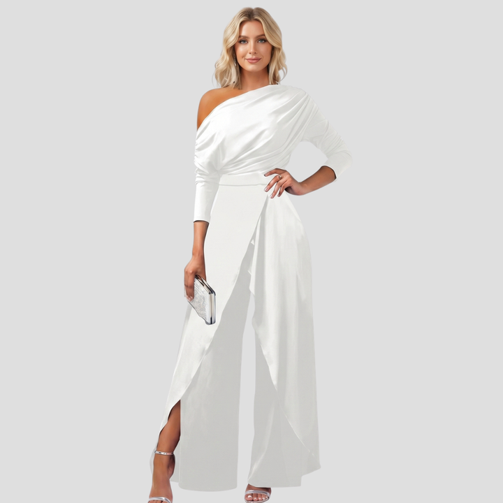 Women’s Elegant Wide Leg Jumpsuit Slim Fit Stylish