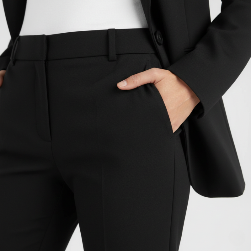 Women’s Elegant Tailored Blazer Trousers Set Stylish