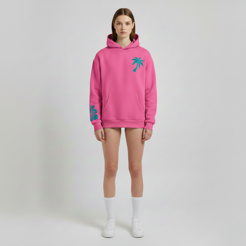 Women’s Stylish Oversized Embroidered Hoodie Casual Streetwear