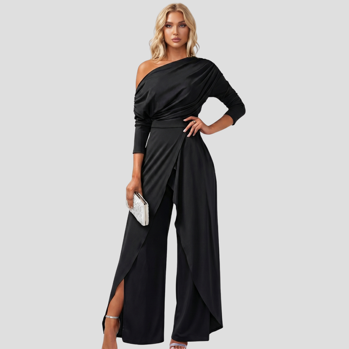 Women’s Elegant Wide Leg Jumpsuit Slim Fit Stylish