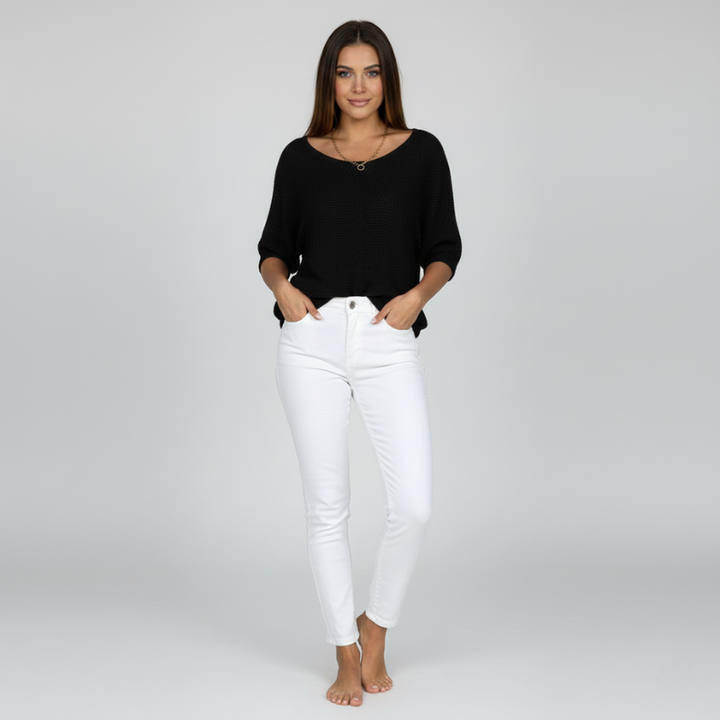 Women’s Elegant Knit Sweater Loose Fit Casual Stylish