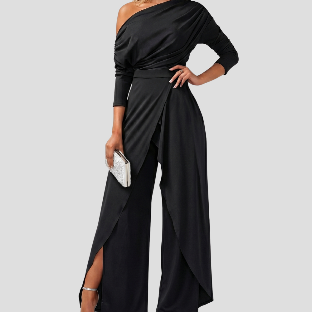 Women’s Elegant Wide Leg Jumpsuit Slim Fit Stylish
