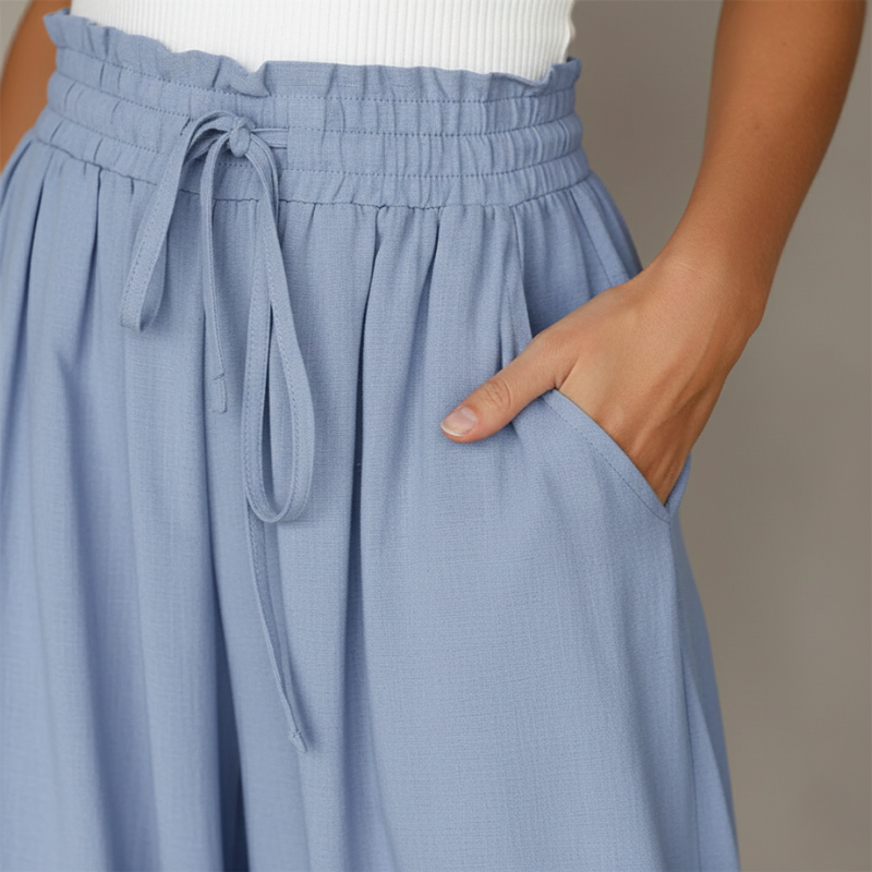 Women’s Elegant Maxi Skirt High Waist With Pockets