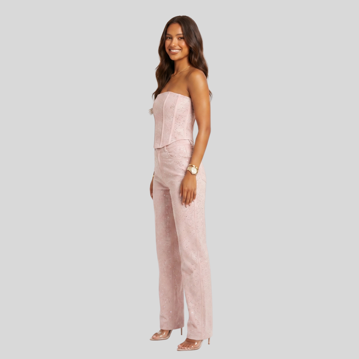 Women’s Elegant Slim Fit Denim Jumpsuit Stylish