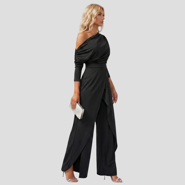 Women’s Elegant Wide Leg Jumpsuit Slim Fit Stylish