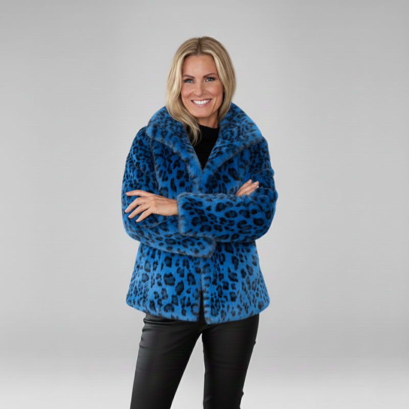 Leona | Oversized Faux Fur Leopard Coat
