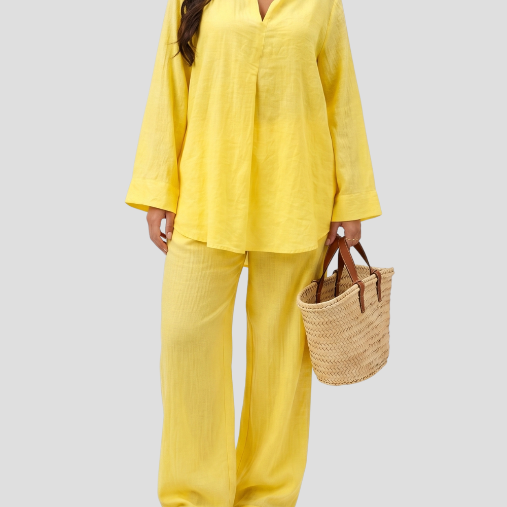 Women’s Elegant Two Piece Trousers Loungewear Set Stylish